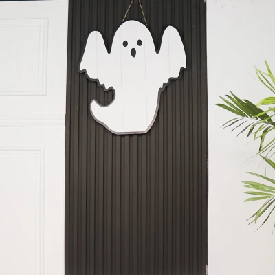 Halloween forma personalizzata legno Hanging Blank segno legno personalizzato Segno