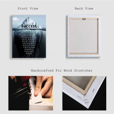 Disegno moderno personalizzato tela pittura legno grande pittura tela digitale Stampa decorazione domestica tela Arte della parete