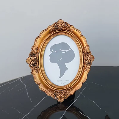  Decorazione Casa Barocca personalizzata colore tavolo Mini resina foto Telaio