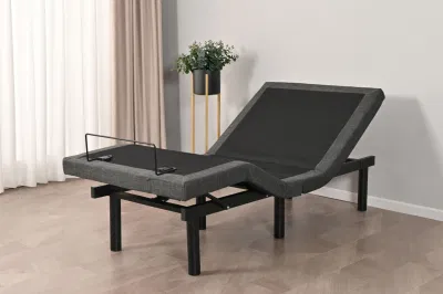 Struttura regolabile per letto con massaggio Konfurt e ricarica USB con luce LED
