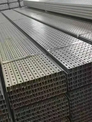 Pannello solare telaio staffa zinco alluminio magnesio acciaio a U grande scala Progetto fotovoltaico a terra