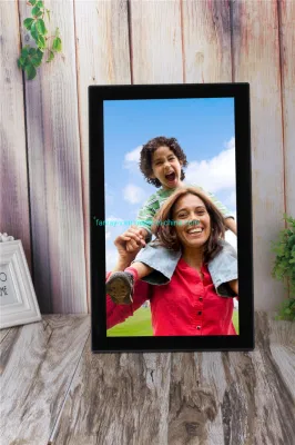 Bellissima cornice video fotografica digitale da 18,5 pollici per promozione marketing