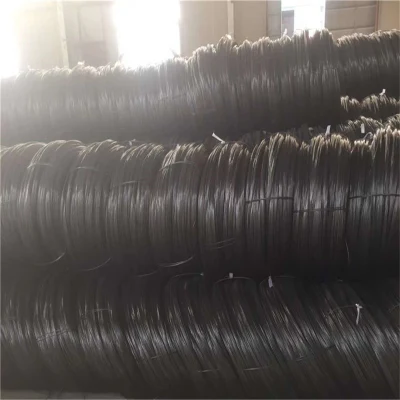 Molla ad alto tenore di carbonio Listino prezzi Produttore filo in acciaio nero a razze 0,32 mm