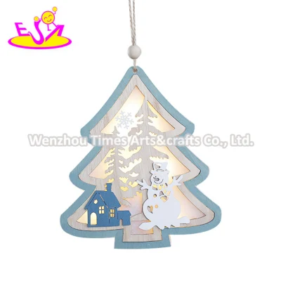 2020 Cusstomize Fata Babbo Natale in legno W09d090