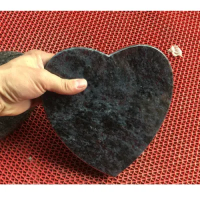 Forma del cuore Carving Memorials placche per lapide Tombstone