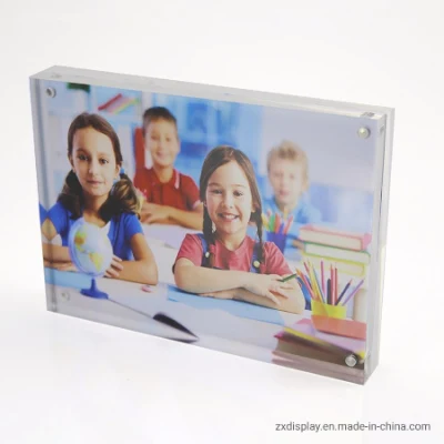  Cornice fotografica acrilica trasparente con magnete in vetro Plexi