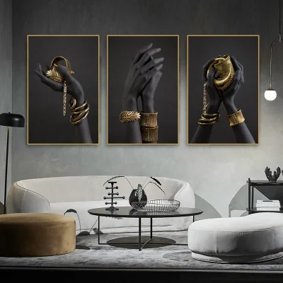 Arredamento soggiorno all&prime;ingrosso unico Canvas Stampa parete immagine Africana Arte della parete