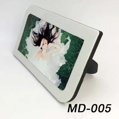 Cornice fotografica in MDF bianco sublimazione di alta qualità con foglio di alluminio