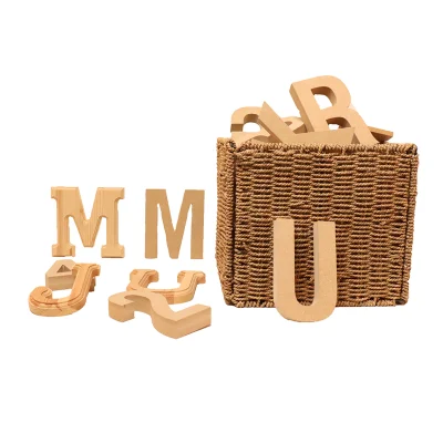 Prezzo basso Vendita a caldo legno/legno muro Hanging decorazione alfabeto lettere