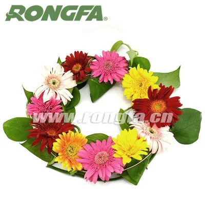 12&quot;filo floreale Wreath profilati metallo Wreath cornice anello Macrame filo Forma cornice floreale