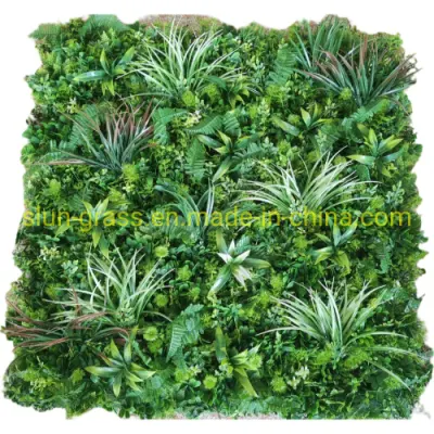 Pianta artificiale parete Fiori Anti UV Boxwood Hedge pianta muro Decorazioni plantes