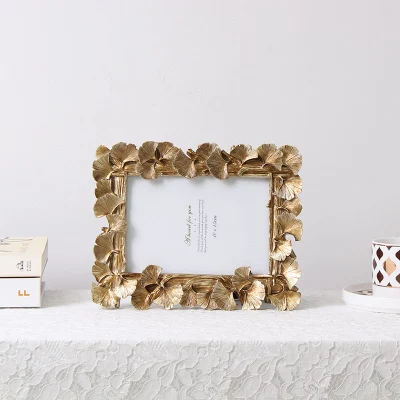 Foto in resina fatta a mano Apricot Ginkgo ornamento decorazione immagine promozionale regalo Telaio
