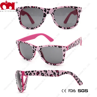 Multicolore cornice quadrata con motivo cute Funny Unisex Moda occhiali da sole (WSP20121)