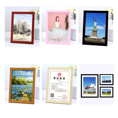 Solid Wood Large Wall Photo Frame può essere personalizzato 0699