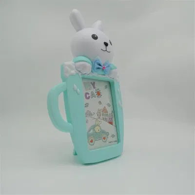 Carino Rabbit 4&quot;X6&quot; Plastic Picture Stand Mixtile Baby Photo Frame