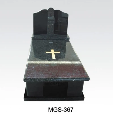Monumento all&prime;ingrosso al cimitero di granito con una croce di design unica sconto del 2%