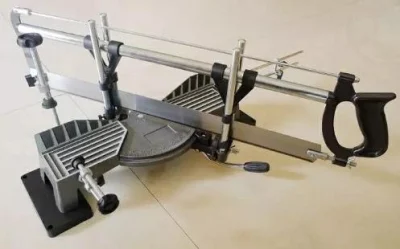 Troncatrice e sega ad angolo Seghe a mano taglio angolo legno fisso Telaio per seghetto