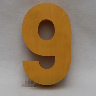 Custom Factory Price Pino legno/legno Letter/numero scatola sagomata per Gioielli/Giocattoli/dolci Conservazione