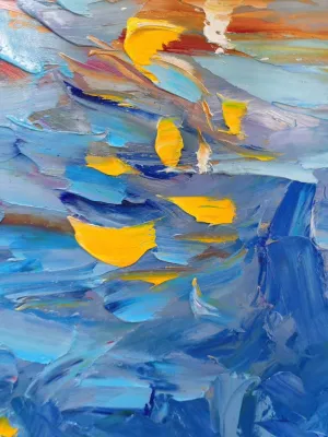 Riproduzione Seashcape tela Wall Art dipinti ad olio per decorazione domestica