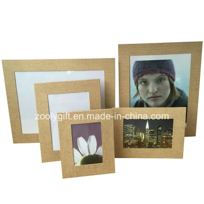 Cornice fotografica regalo promozionale di carta d&prime;arte testurata rossa assortita