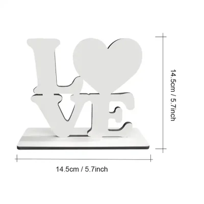 Cornice pannello foto stampato MDF Love Heart per sublimazione vuota San Valentino′ S regali Cornici amore