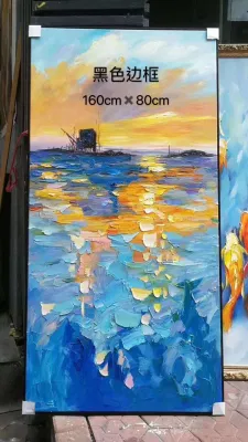 Riproduzione Seashcape tela Wall Art dipinti ad olio per decorazione domestica