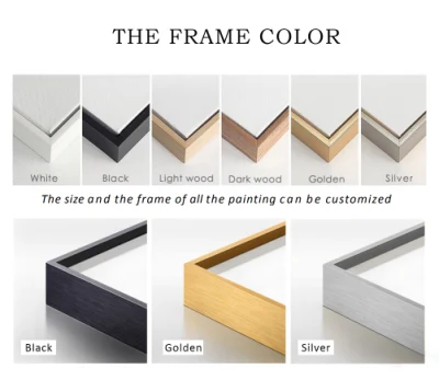 Hot Selling Luxury Home decorazione Paesaggio Condimenti Cornici Camera moderna Immagini tela Wall Art