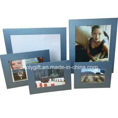 Cornice fotografica regalo promozionale di carta d&prime;arte testurata rossa assortita