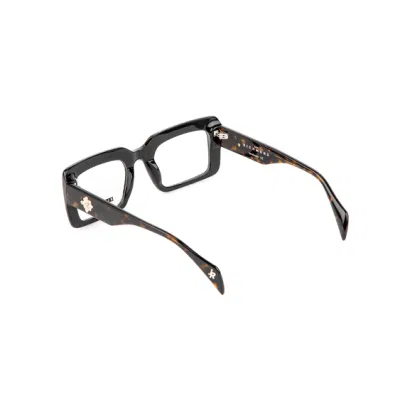 Cornice ottica retro-floreale in acetato