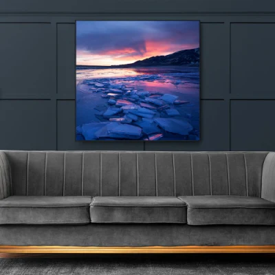 2022 originale personalizzato Copyright Sunset views Fotografia PS Frame Pittura Wall Art per l&prime;arredamento domestico