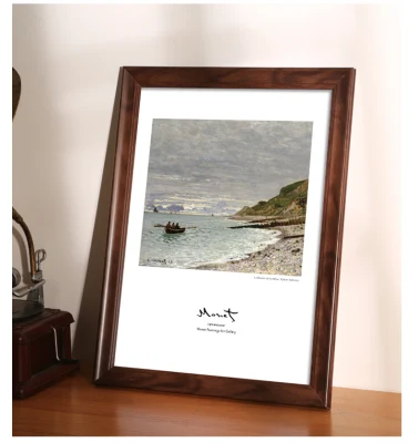 Natale Amazon Hot Selling legno solido cornice fotografica A4 Creative Telaio in legno