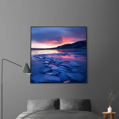 2022 originale personalizzato Copyright Sunset views Fotografia PS Frame Pittura Wall Art per l&prime;arredamento domestico