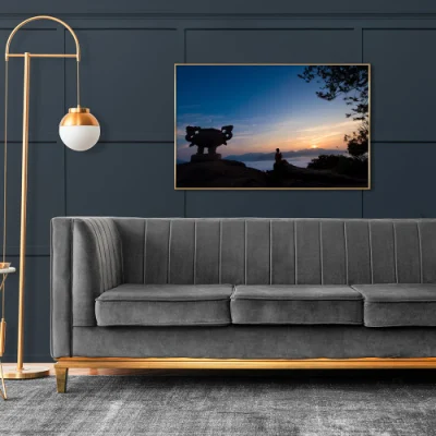 Cornice Wall Art per Painting Paesaggio Design Wall Art per Home decorazione Stampa disegno su tela