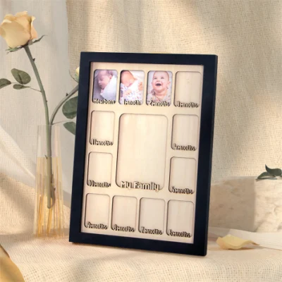 Photo Moments Baby il mio primo anno Photo Frame Wood