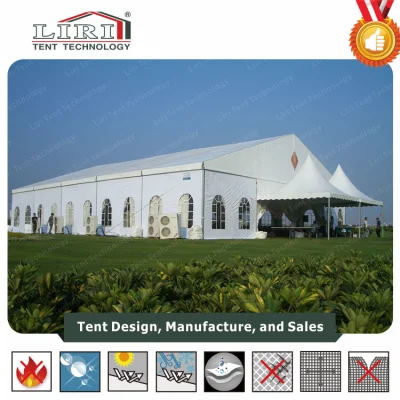 Tenda da sposa mobile con tetto in tessuto bianco PVC impermeabile