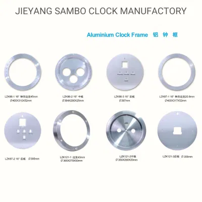Telaio orologio OEM in alluminio di diversi tipi