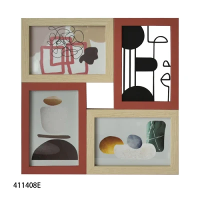 8 apertura parete decorativa Hanging Collage Puzzle Picture Photo Frame 4 x 6 pollici