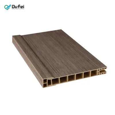 Fabbrica cinese Commercio all&prime;ingrosso WPC Lintel legno plastica composita architrave Telaio della porta