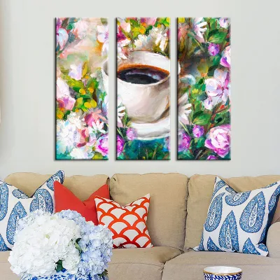 Factory Wholesale Custom Canvas Prints Set Wall Art dipinti ad olio Stile
