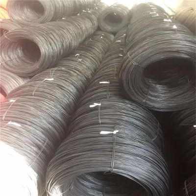 Molla ad alto tenore di carbonio Listino prezzi Produttore filo in acciaio nero a razze 0,32 mm
