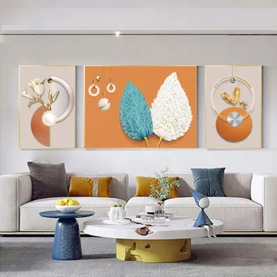 Home decorazione qualità a buon mercato oro fiore Art dipinti decorativi carta Per i disegni della Serie 3