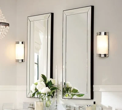 Specchio da bagno rettangolare da 3 mm 4mm 5mm 6mm specchio da parete Specchi per la decorazione domestica dello specchio con il più basso prezzo di fabbrica