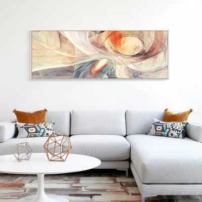 Incorniciato unico Wall decor Modern Landscape Canvas stampe d&prime;arte per Soggiorno