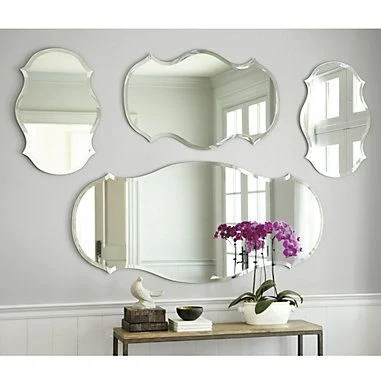 Specchio da bagno rettangolare da 3 mm 4mm 5mm 6mm specchio da parete Specchi per la decorazione domestica dello specchio con il più basso prezzo di fabbrica