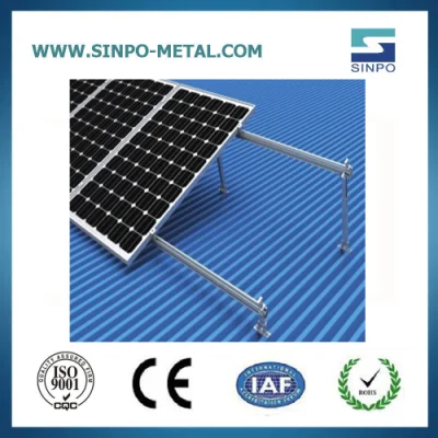  Pannello del sistema solare supportato da un telaio in alluminio regolabile