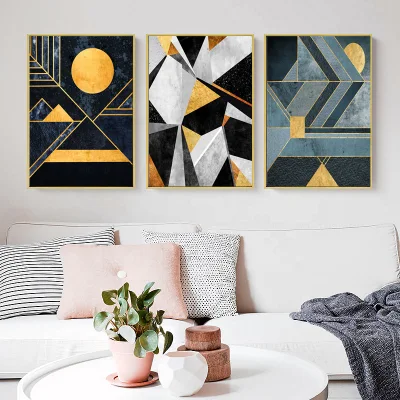  Astratto Wall Art pittura tela Custom Cheap Home decor moderno Decorazione del soggiorno incorniciato immagine