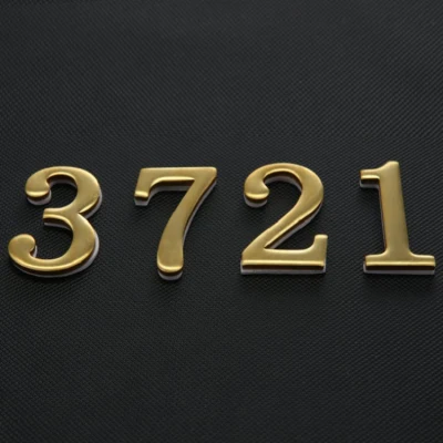 Numero della camera segni Figura, targa moderna numero Casa porta dell&prime;hotel Indirizzo cifre cartello