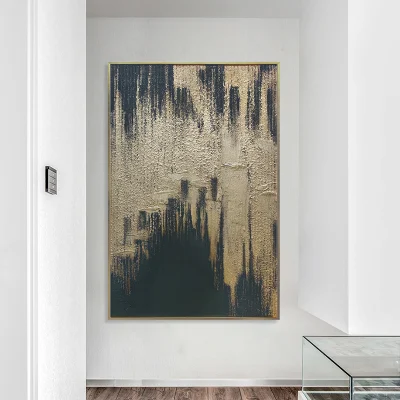 Nordic Abstract Vintage Canvas Picture Hanging Wall decorazione cornice in alluminio Dipinti ad olio