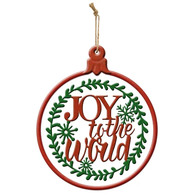 Decorazione domestica parete di Natale segno di ferro decorativo placca di ferro