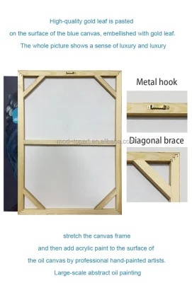 Disegno moderno personalizzato tela pittura legno grande pittura tela digitale Stampa decorazione domestica tela Arte della parete